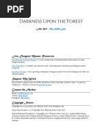 Darkness Upon The Forest