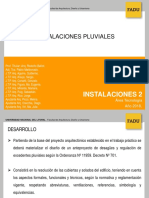 Instalaciones II - Retardadores Pluviales