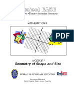 EASE Module 1 Geometry of Shape and Size