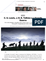 C. S. Lewis, J. R. R. Tolkien e A Grande Guerra - Senso Incomum