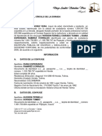 Solicitud Divorcio de Mutuo Acuerdo en Notaria