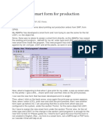 Smartform For Production Order Opk8