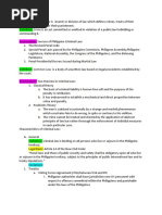 Criminal Law Notes First Year