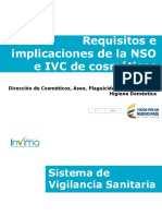 Requisitos Nso Cosméticos