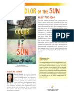 The Color of The Sun by David Almond Discussion Guide