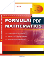 Formulae of Mathematics PDF