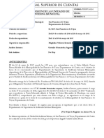 Informe de Supervicion de Auditoria Interna Por El Tribunal Superior de Cuentas 2017