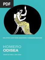 Homero, La Odisea (Bibliotheca Scriptorum Gaecorum Et Romanorum Mexicana, UNAM)