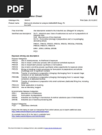 MERCK Use Information Sheet: Exposure Driving Use Descriptors