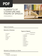 Element's of Literature and Figure of Speech