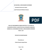 Proyecto de Investigación Hepatitis B