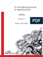 Revista Internacional de Mediación. Número 1, 2014