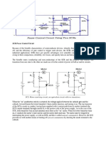 SCR Power Control Circuit: SCS: Motor Start/stop Circuit, An Equivalent Circuit With Two Transistors