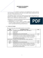 Method Statement Embankment: 1. General