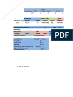 Excel para Determinacion de Coeficientes Aerodinamicos