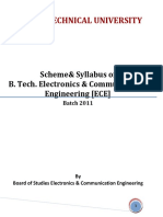 Punjab Technical University: Scheme& Syllabus of B. Tech. Electronics & Communication Engineering (ECE)