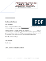 Demand Letter - Blank Form