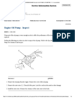 Engine Oil Pump - Inspect: Shutdown SIS Previous Screen