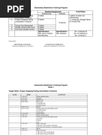 Training Proposal Elementary Badminton Training Program-R1AA 2019