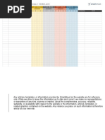 3 Week Look-Ahead Schedule Template: Enter Date of First Monday Each Week