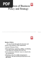 Evolution of Business Policy and Strategy