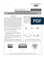 Strain Gage Rosettes: Selection, Application and Data Reduction