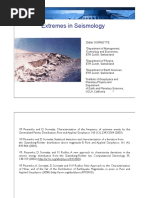 Extremes in Seismology: Didier SORNETTE