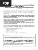 Rehabilitacion Tras Sutura Meniscal PDF