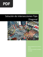 Solución de Intersecciones Tipo Diagonal: Miércoles 30 de Enero de 2019