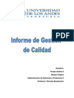 Informe de Gestion de La Panaderia Mi Mundo Pan