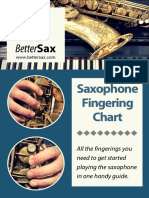 Saxophone Fingering Chart: All The Fingerings You Need To Get Started Playing The Saxophone in One Handy Guide