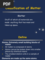 Matter Classification