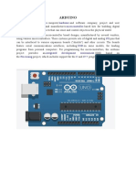 Arduino Sample Programs Documents