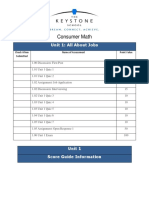 Consumer Math Score Guides