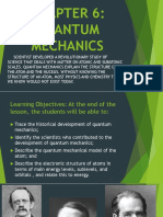 Chemistry: Quantum Mechanics