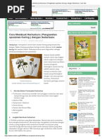 Cara Membuat Herbarium (Pengawetan Spesimen Kering) Dengan Sederhana - Inan Kito