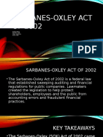 Ais Sarbanes Oxley Act of 2002wfa