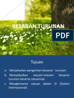 Besaran Turunan