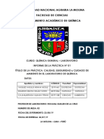 Informe N°01 Laboratorio de Quimica General