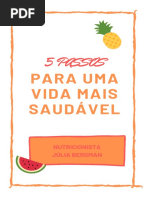 5 Passos para Uma Vida Mais Saudável - Julia Bergmann PDF