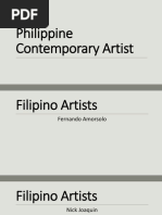 Philippine Contemporary Artist