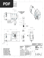 M6 X 1.0 THREAD, .83 MIN. DP. Do Not Break Thru 3 Places: Revision Rev. Description Date Appro. A Release 6/16/2014 R.R