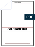 COLORIMETRÍA