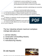 4.2 Safety Regulations in The Workplace