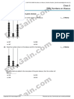 Class 3 Test: Numbers On Abacus: Choose Correct Answer(s) From Given Choices