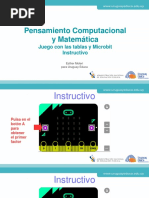 Breve Tutorial para Jugar Con Las Tablas y Microbit