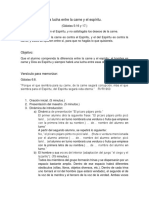 Clase - La Lucha Entre La Carne y El Espíritu