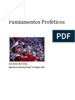 Prophetic Foundations (Spanish Version Booklet) - David Bates