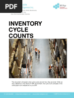 Inventory Cycle Count