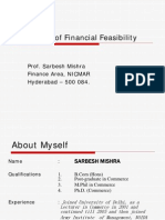 Evaluation of Financial Feasibility